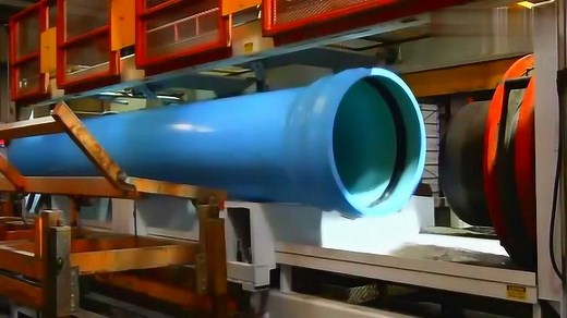 实拍PVC管道是如何制造的，这个视频让你一次性了解