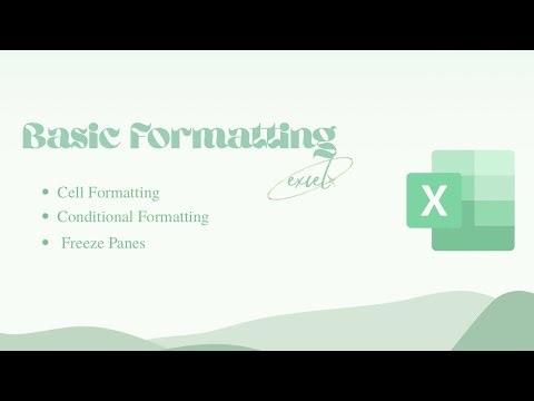 Basic Formatting Tips in Excel