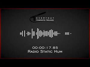 Radio Static Hum | HQ Sound Effect