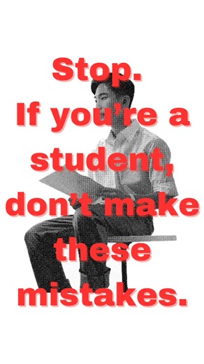 Most students don’t fail because they’re bad…They fail because of these small mistakes. 🚫📚
