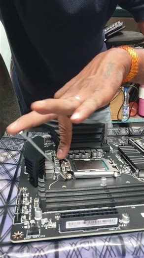 intel CPU install....#msi #cpu