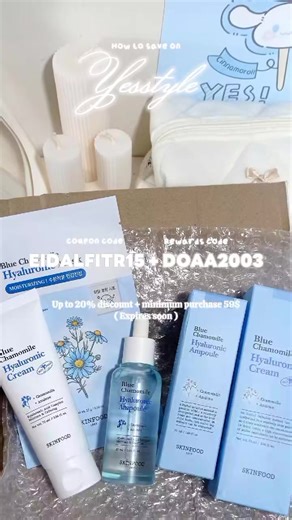 ✨ Updated YesStyle COUPONS AND REWARDS Codes – March 2026 ✨ Want to save more on your YesStyle order? Here’s how you can get up to 17% off 💗 🎟️ 12% Discount Codes: ANNI2026MAR12 MAG12 BEATRIX12 ISABELL12 JO12 JENNI ASH12 LITA12 BATBVDAY12 LEJLA12 CLAUDS12 HAKU12 IZZIE12 BRIDDYLI12 SOO12 YINI12 ➕ Add my Rewards Code for an extra 5% off: DOAA2003 💡 Just apply one 12% coupon code together with the rewards code to maximize your discount (total 17% off). I'm giving you an EXTRA discount at YesStyl