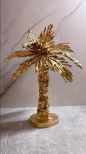 DIY Palm Tree Decor 🌴