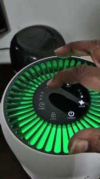 Breathe easy with this air purifier. Perfect for your home or bedroom!