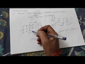 astable multivibrator using opamp
