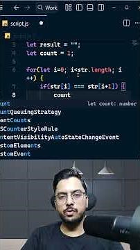 JS Interview: Count Different Characters in String || #javascriptinterview #jsinterview #js