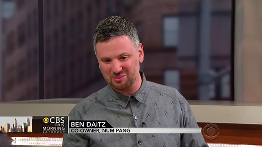 Chef Ben Daitz’s coconut tiger shrimp num pang on THE Dish