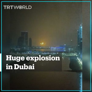 A fire broke out in a container ship anchored at Dubai's Jebel Ali Port, causing an explosion. | TRT World