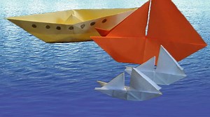 How to make an Origami Boat | STEM Little Explorers