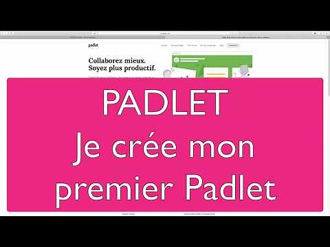 Tutoriel Padlet "Je crée mon premier Padlet"