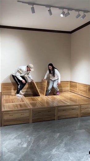 wood kang bed multifunctional " #wood #multifunctional #bed #shortsfeed