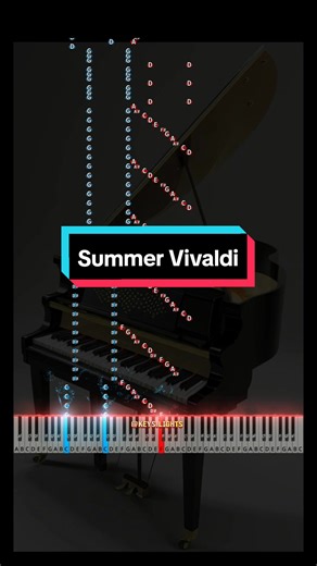 Learn to Play Vivaldi's Summer on Piano with this Advanced Tutorial