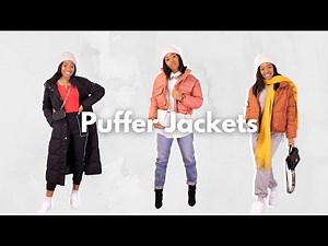 How to Style Puffer Jackets | Winter Coats | Styling cropped puffers, longline, and puffer vests.