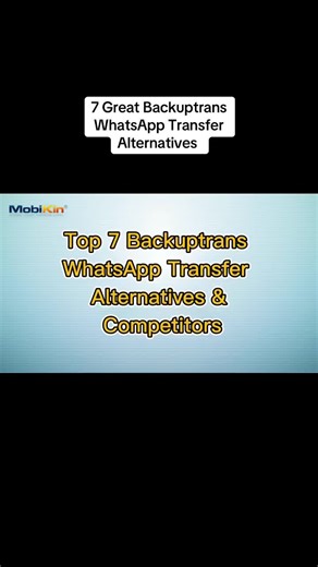 Backuptrans WhatsApp Transfer alternatives. #backuptranswhatsapptransfer #alternative #whatsapp