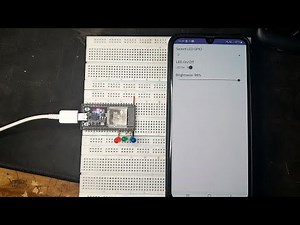 ESP32 LED control with Bluetooth Android DIY App