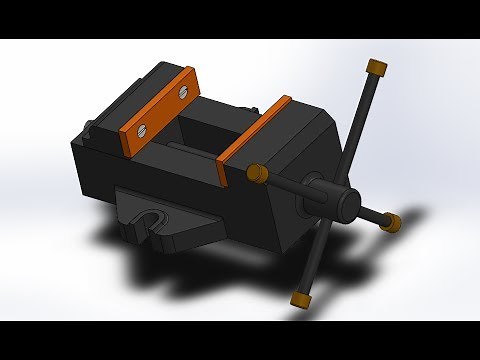 Machine Vice assembly - solidworks 2016 - Limit and Screw mates
