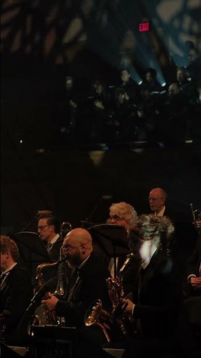Big band jazz with huge choir! #bigband #jazz #choir #gospel #livemusic