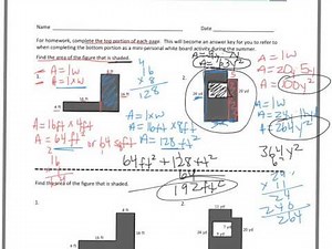 4th grade Module 7 Lesson 15 HW