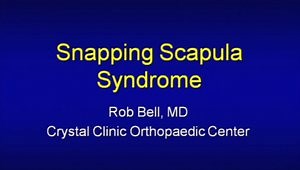 Open & Arthroscopic Bursectomy & Excision for Snapping Scapula Syndrome