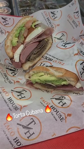 Let's mix it up! 🤩 How about we create a fun and quirky description for your Torta Cubana? *Torta Cubana: The Ultimate Sandwich Experience! 🤯* Imagine a party in your mouth! 🎉 Our Torta Cubana is a flavor explosion savory ham, melted Swiss cheese, and creamy avocado, all sandwiched between crispy Cuban torta. It's a match made in heaven! 💕 Try it today and taste the magic! ✨ Feel free to adjust or add to this description to fit your style! | Taco House