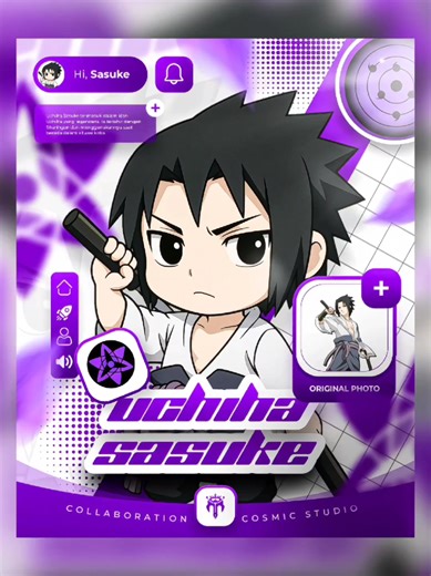 Sasuke GFX Design Day 10