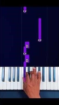 Everlong - easy piano tutorial #pianosoin #pianotutorial