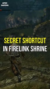Secret Shortcut In Firelink Shrine 😮 #darksouls | Apex Gaming