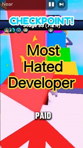 The MOST hated ROBLOX developer... 🤯 #shorts
