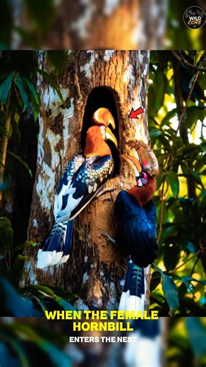 This Bird Locks Its patner Inside a Tree for 4 Months! 😱