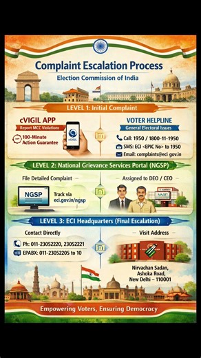 Election Commission of India (ECI) Complaint Process (Step-by-Step Guide)