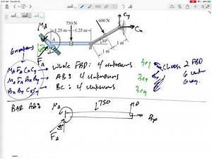 Statics - Frames and machines problem 3