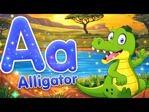 ABC for Kids | A is for Alligator 🐊 | B is for Bear 🐻 | ABC Alphabet Song for Kids #abcsong