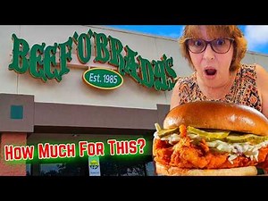 Eating Beef ‘O’ Brady’s Juicy Crispy Chicken Sandwich! This Might Be the BEST in South Lakeland!