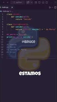 ¿Sabes Qué Imprime Este Código con Herencia en Python? 🤯 #python #programacion #learnpython