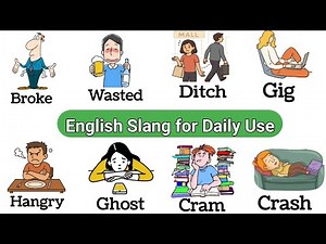 English Slang for Daily Use | Common Slang Words with Examples! | Vocabulary | English Vocabulary
