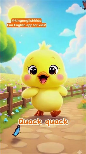 Little Duck Quack Quack Song 🐥 | Cute Animated Nursery Rhyme for Kids & Toddlers by LittleLearnerTV