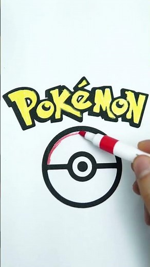 Instructions for drawing colorful Pokémon #pokemon #draw #asmr #colors #colourful #drawing