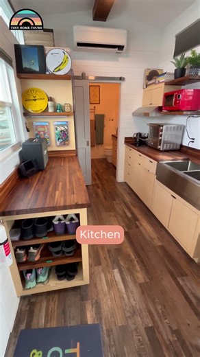 Have you Seen a Home Theater System in a Tiny Home with a 92" Screen?