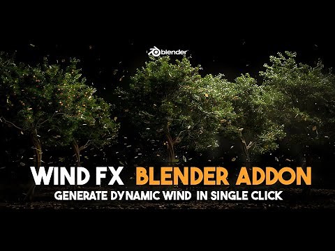 Wind FX Blender Addon - Create Dynamic Wind Easily
