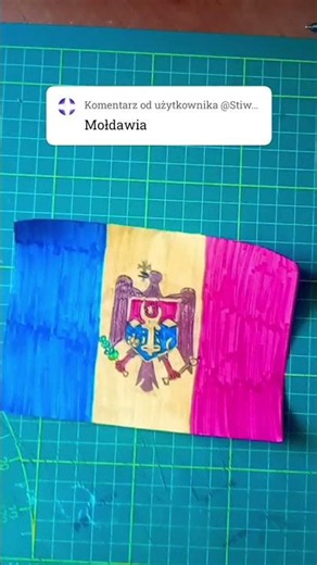 Republic of Moldova flag #mapping #drawing #history