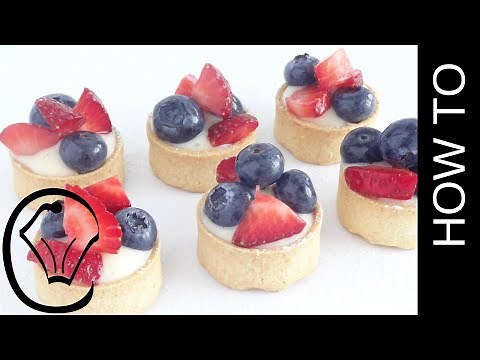 Mini Fruit Tarts with Easy One Pot Pastry Cream by Cupcake Savvy's Kitchen