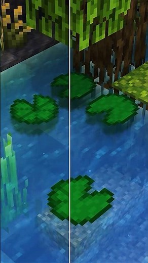 Updating the Minecraft Lily Pad Texture #minecraft #minecraftshorts #gaming