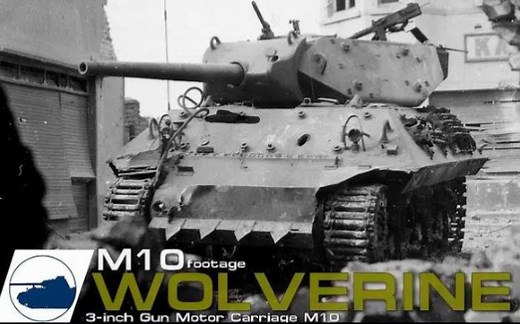 【二战盟军】M10狼獾 反坦克歼击车 历史影像
