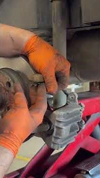 How to change rear brake pads in 60 seconds ‼️ #automobile #viral #mechanic