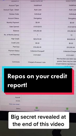How to Remove Car Repossession from Your Credit Report