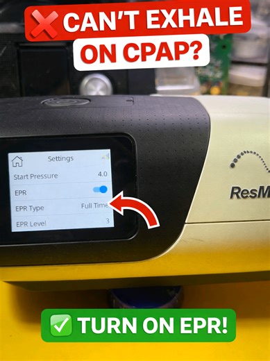 EPR Settings for Better CPAP Breathing