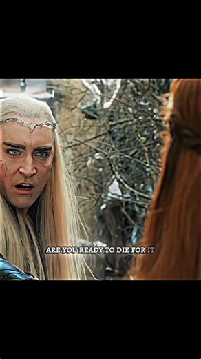 "What do you know of love? Nothing." 💔🧝‍♂️| The Hobbit | #thehobbit #lordoftherings #shorts #movies
