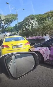 299K views · 1.4K reactions | A multi-car accident on the East Coast Parkway on Oct 3 has caused a traffic gridlock that stretches about 1km. The Land Transport Authority said at about 5.30pm that the accident happened on the side of the highway towards Changi Airport, before the Tanjong Katong exit. | ROADS.sg | Facebook