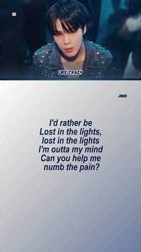 JIMIN - Like Crazy (English Ver.) (Lyrics)