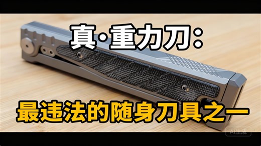 [中配]真·重力刀：最违法的随身刀具之一 - Neeves Knives